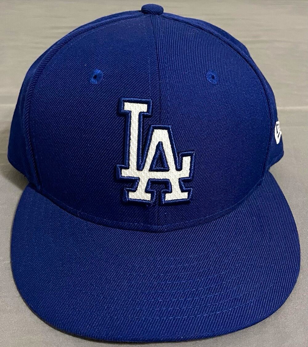 New Era 59FIFTY Los Angeles Dodgers Fitted Hat Cap 7 1/8 Royal Blue MLB